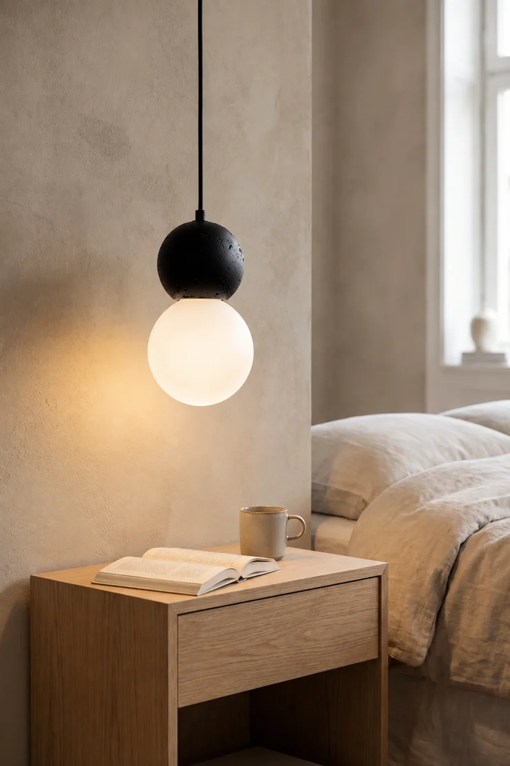 Zuvane_Black_Travertine_Globe_Pendant_Light_01